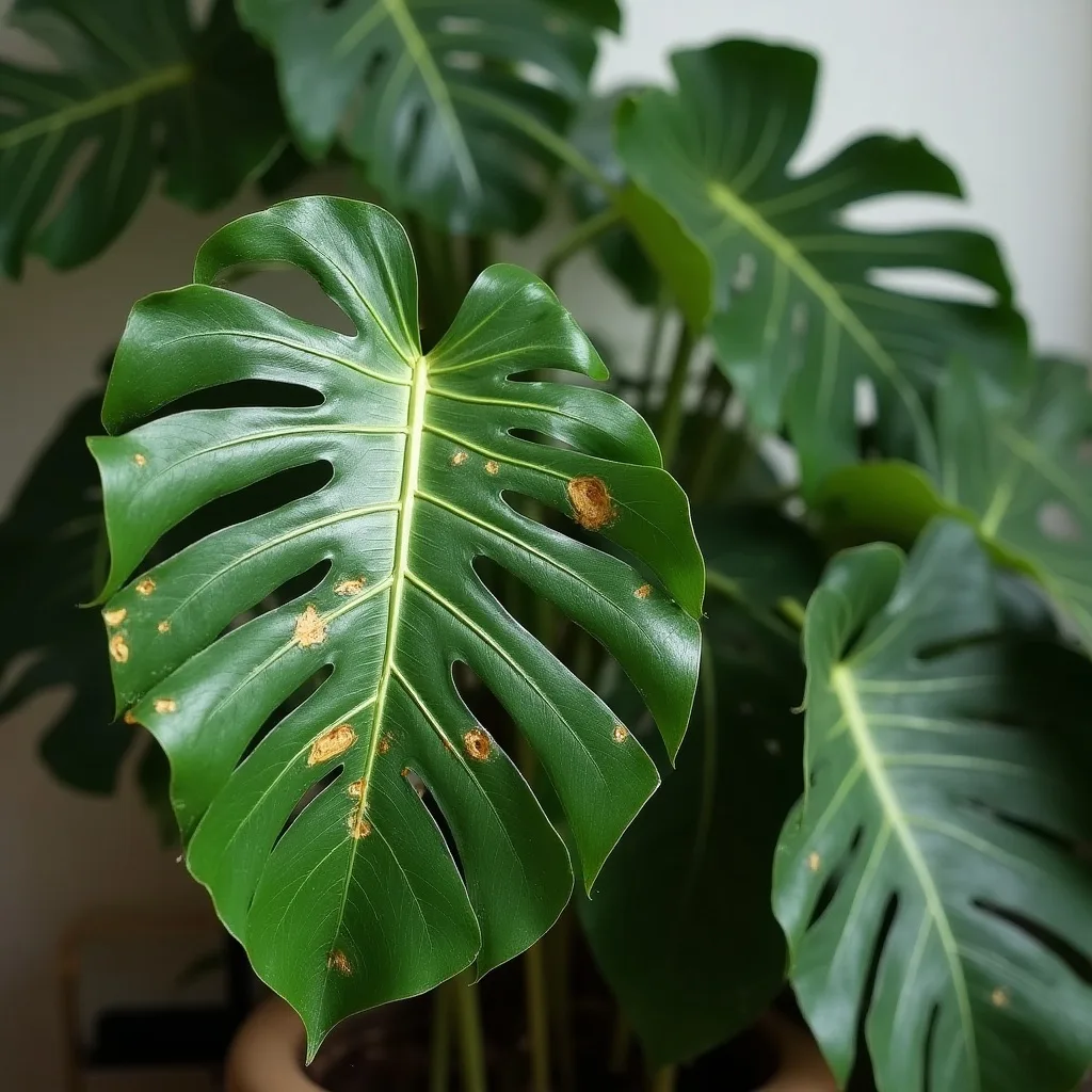 Monstera Brown Spots Caused by Overwatering or Underwatering image 2